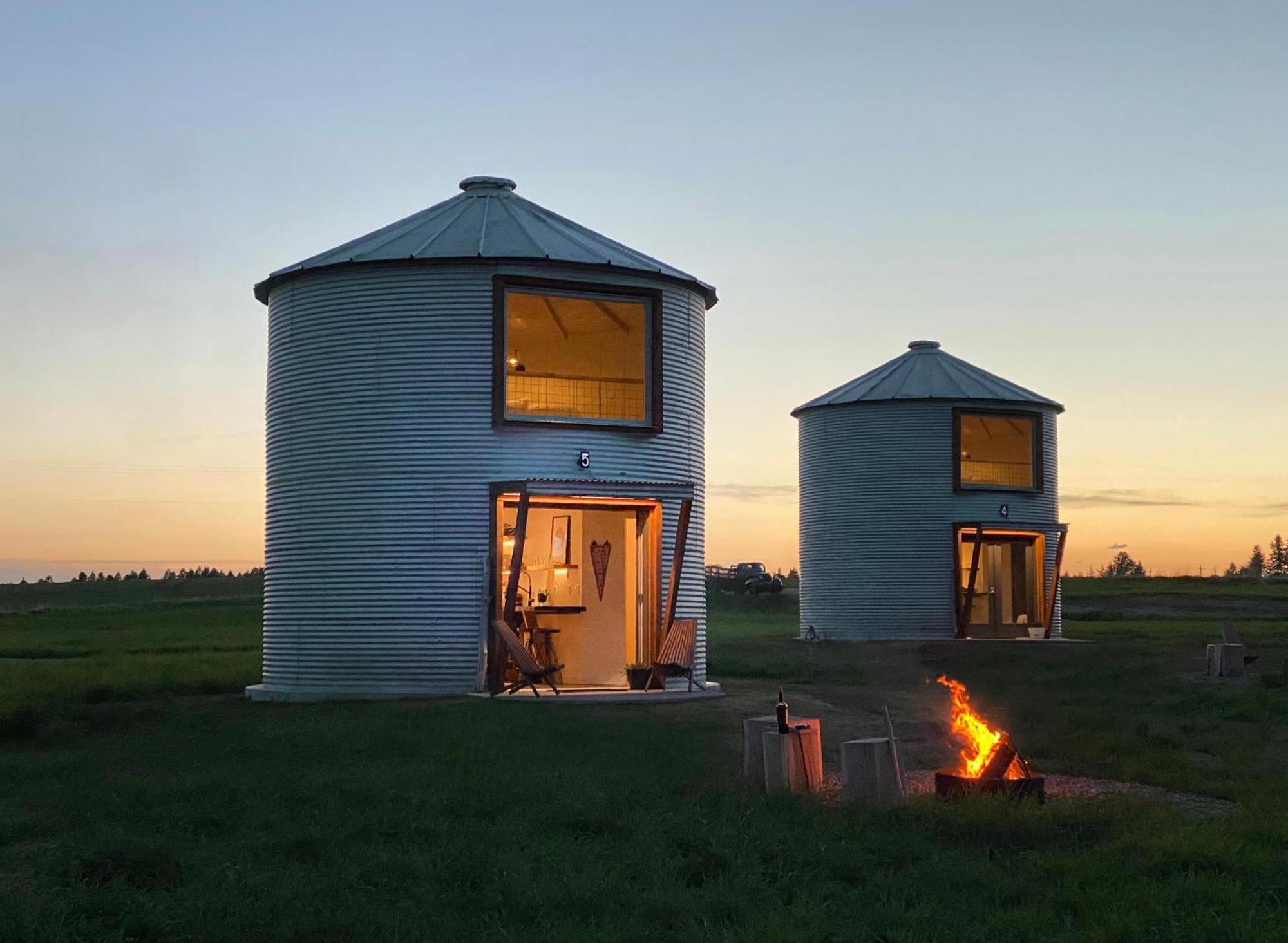 Clark Farm Silos - 5 Silo Mountain View Retreat Калиспел Екстериор снимка